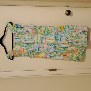 Lilly Pulitzer Courtney shift sz 14 Sea Salt and Sun